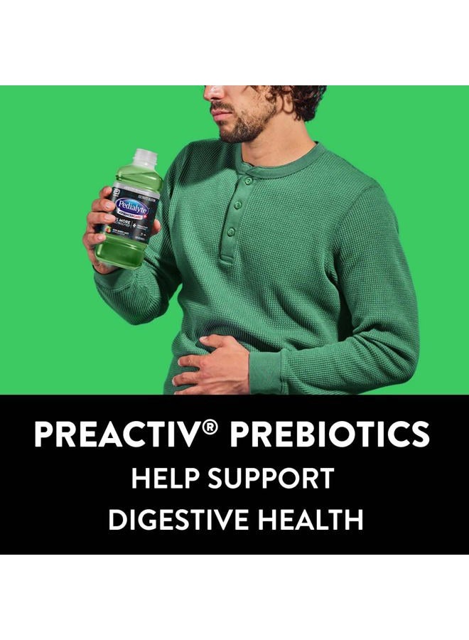 Pedialyte مشروب ترطيب الإلكتروليت AdvancedCare Plus، يحتوي على 33% إلكتروليتات أكثر ويحتوي على بروبيوتيك PreActiv، نكهة كيوي التوت، 1 لتر، عبوة من 4 - Image 5